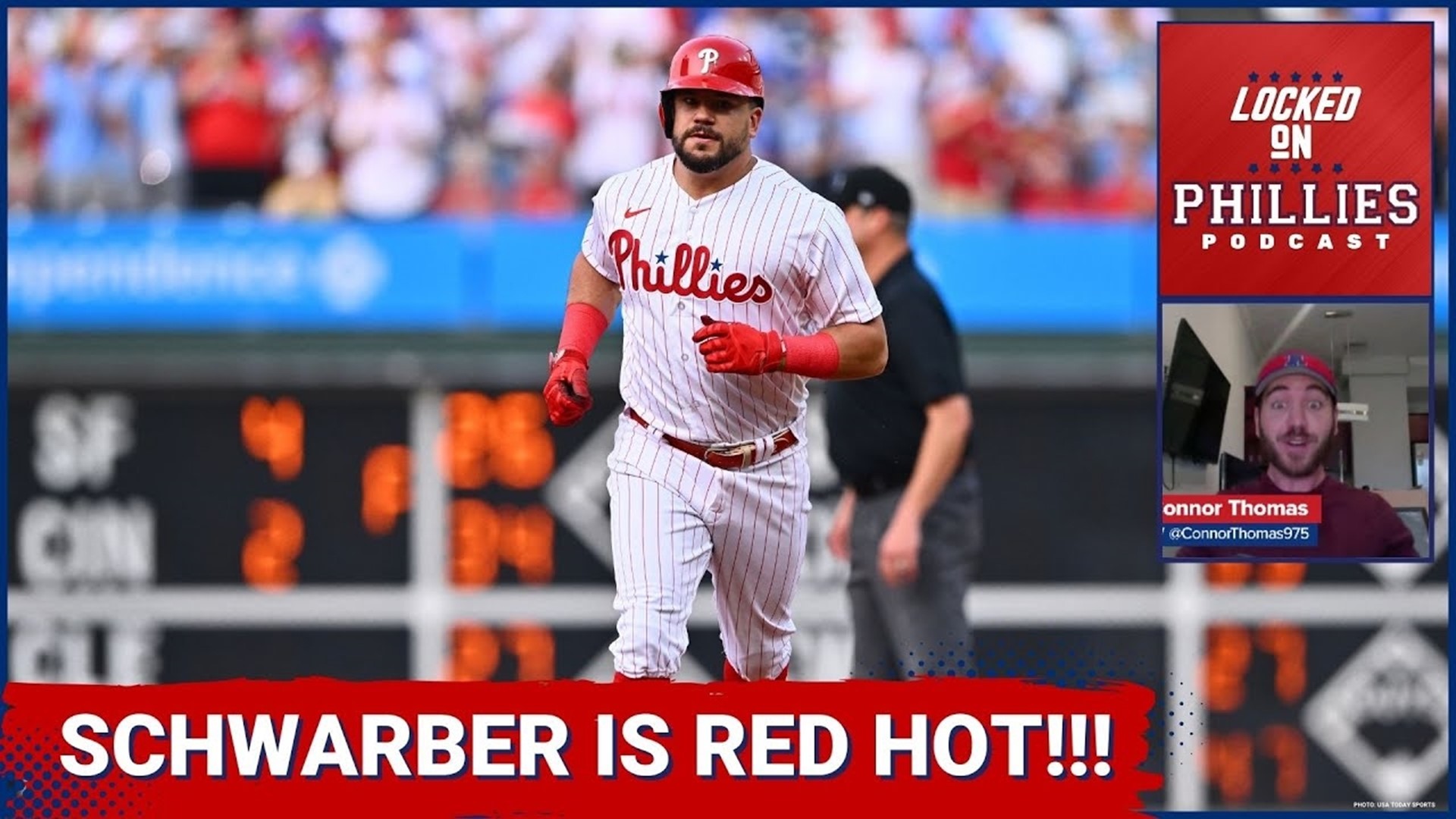 In today's episode, Connor reacts to Kyle Schwarber's 4th straight game with a home run and a great play in the field.
