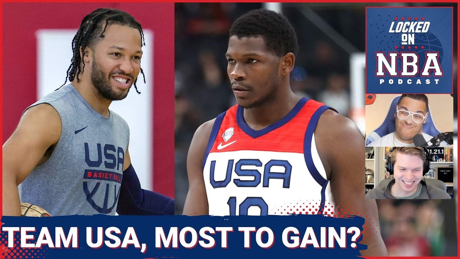 Nick Angstadt  @LockedOnMavericks  & PatTheDesigner  @LockedOnBulls  discuss which Team USA players have the most to gain in FIBA and into the next NBA season.