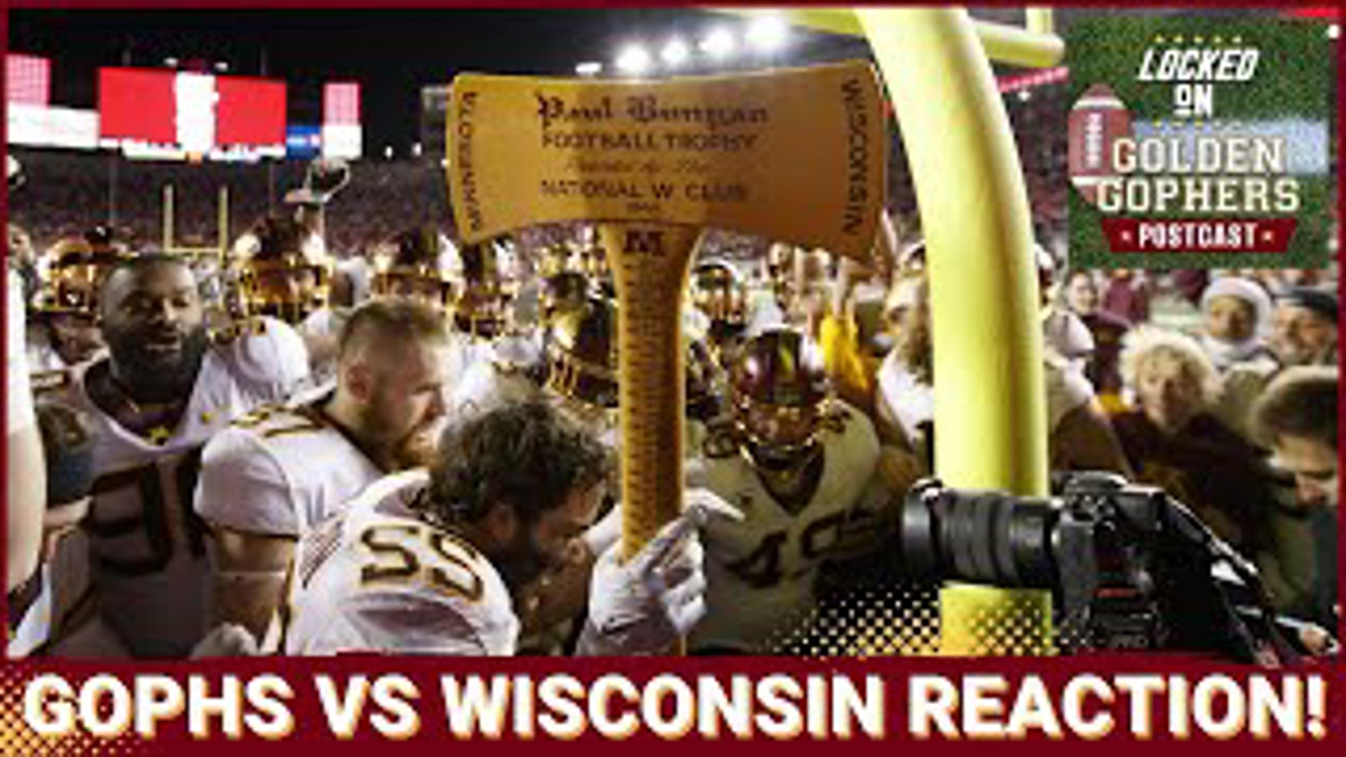 The Minnesota Gophers have tied up the all time series record verses Wisconsin 63-63 after today's 24-7 victory.