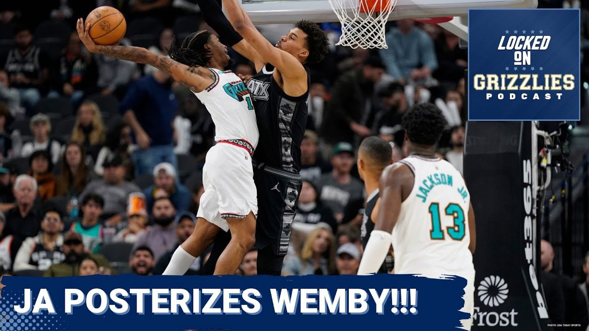Ja Morant's poster dunk on Victor Wembanyama highlights Memphis Grizzlies win over Spurs