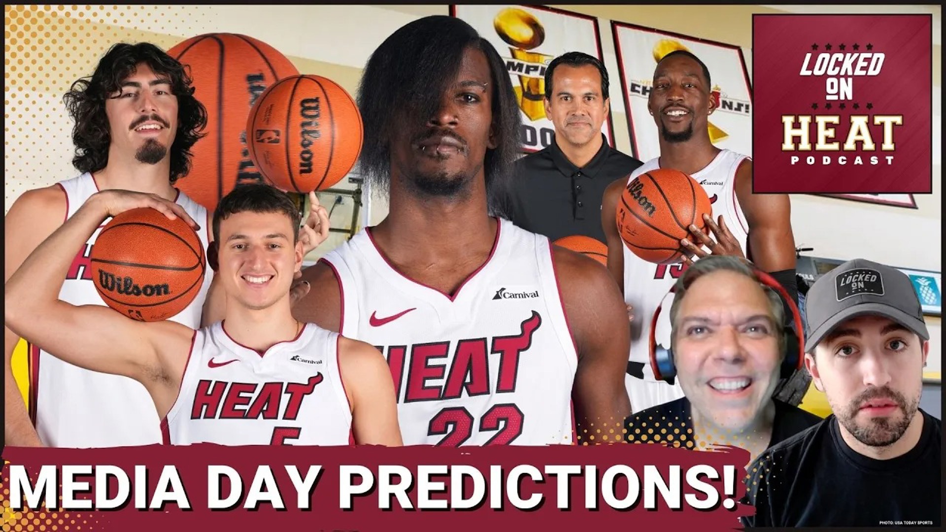 Miami Heat media day is on Monday.