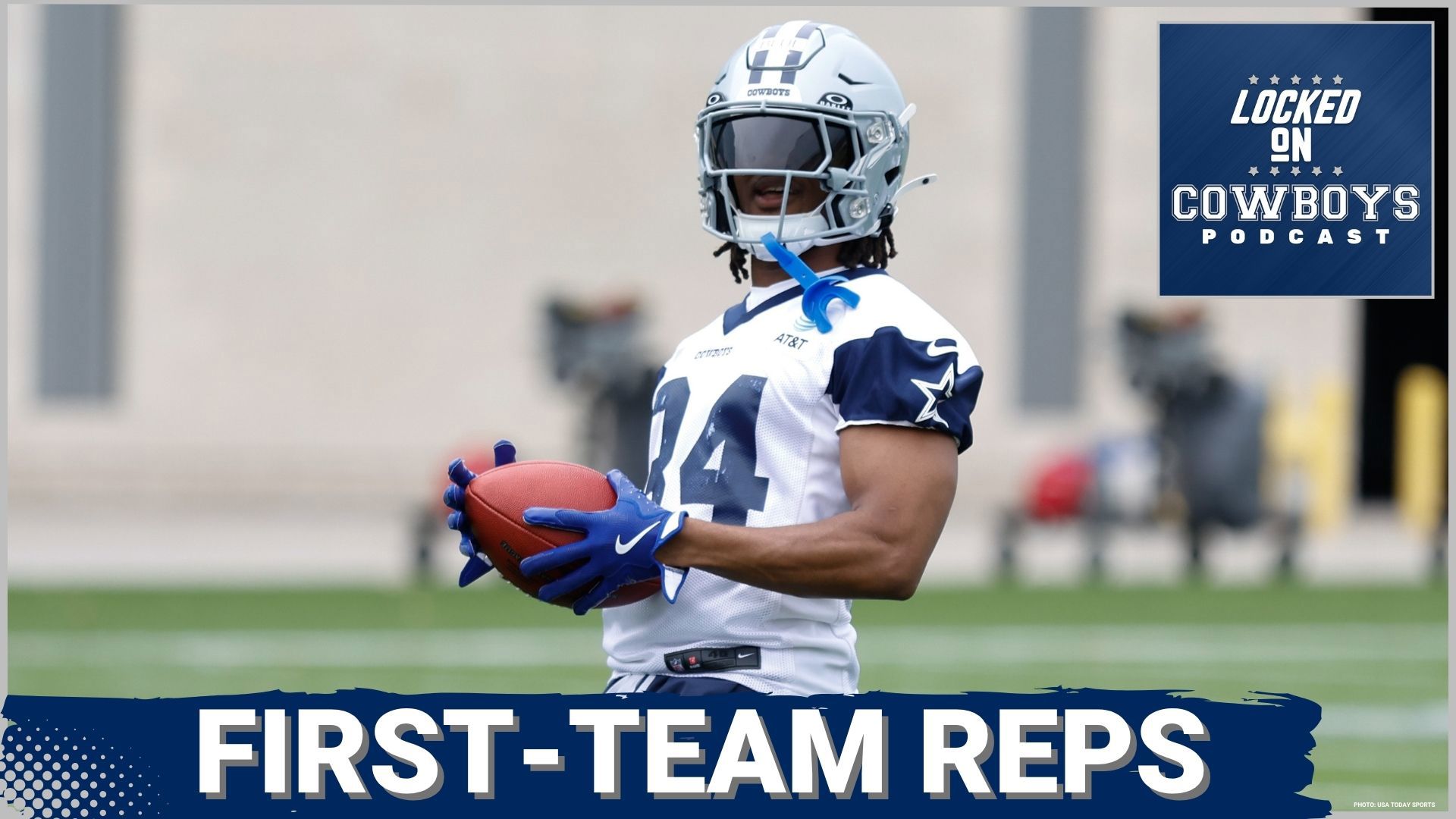 Jaydon Blue turns heads with first-team reps as Dallas Cowboys' offense sharpens red zone tactics. Nathan Thomas steps up at left tackle, showcasing athleticism.