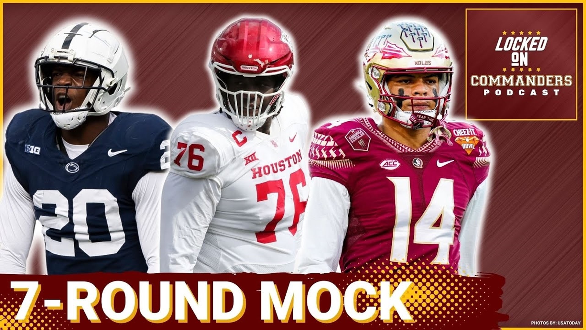 Washington Commanders 7Round NFL Mock Draft Top 30 Visits Include