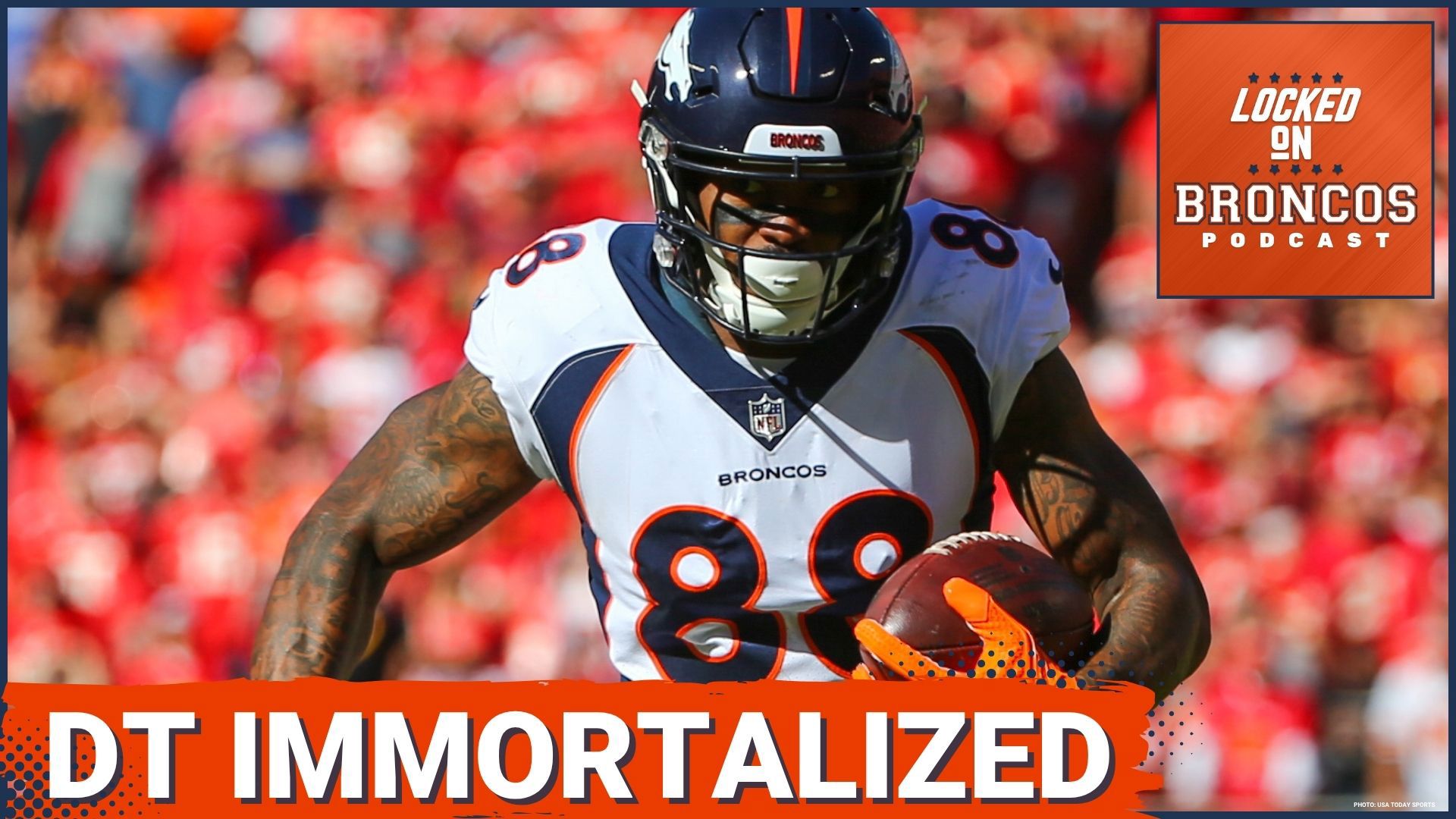 The Denver Broncos immortalized the legacy of the late, great Demaryius Thomas by inducting him into the team's Ring of Fame.