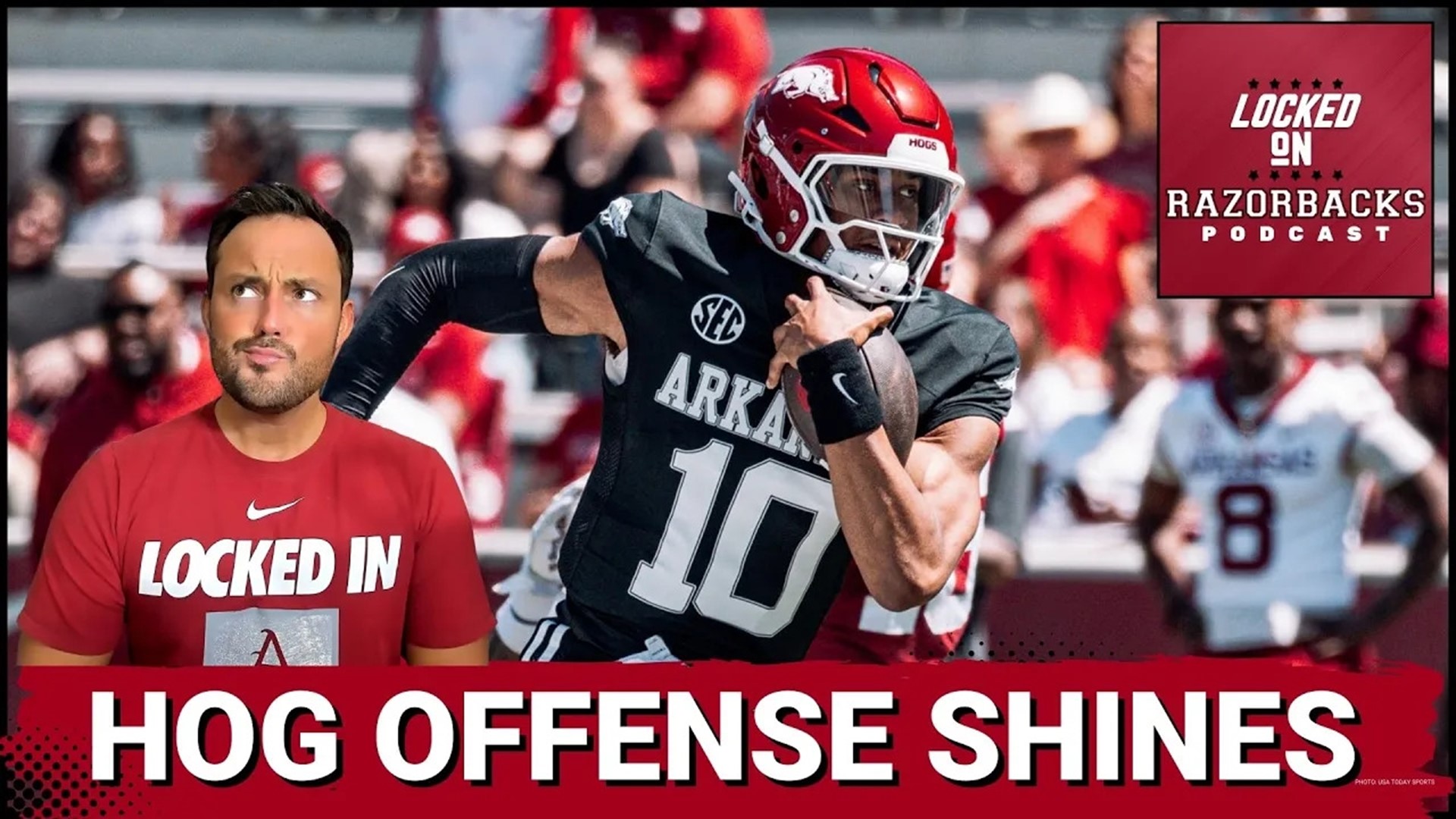 Arkansas had their final spring practice for their Spring Game on Saturday. How good did the overall team look especially offensively?