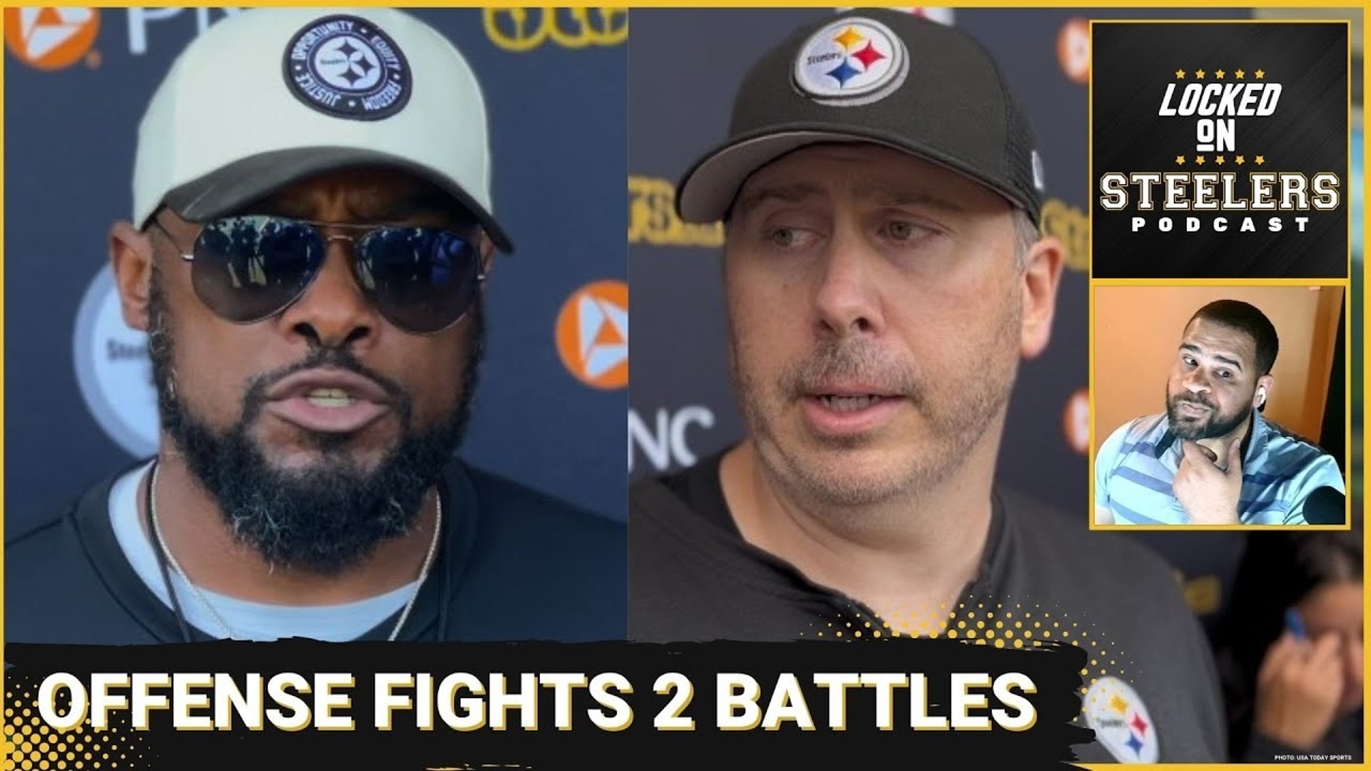 The Pittsburgh Steelers' new offensive coordinator Arthur Smith and head coach Mike Tomlin both spoke at the first day of Steelers minicamp.