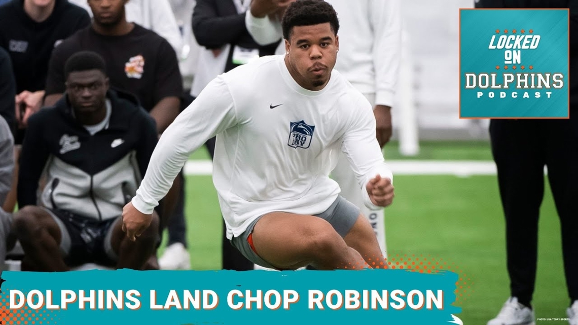 Miami Dolphins Draft Chop Robinson With 21st Pick In 2024 NFL Draft