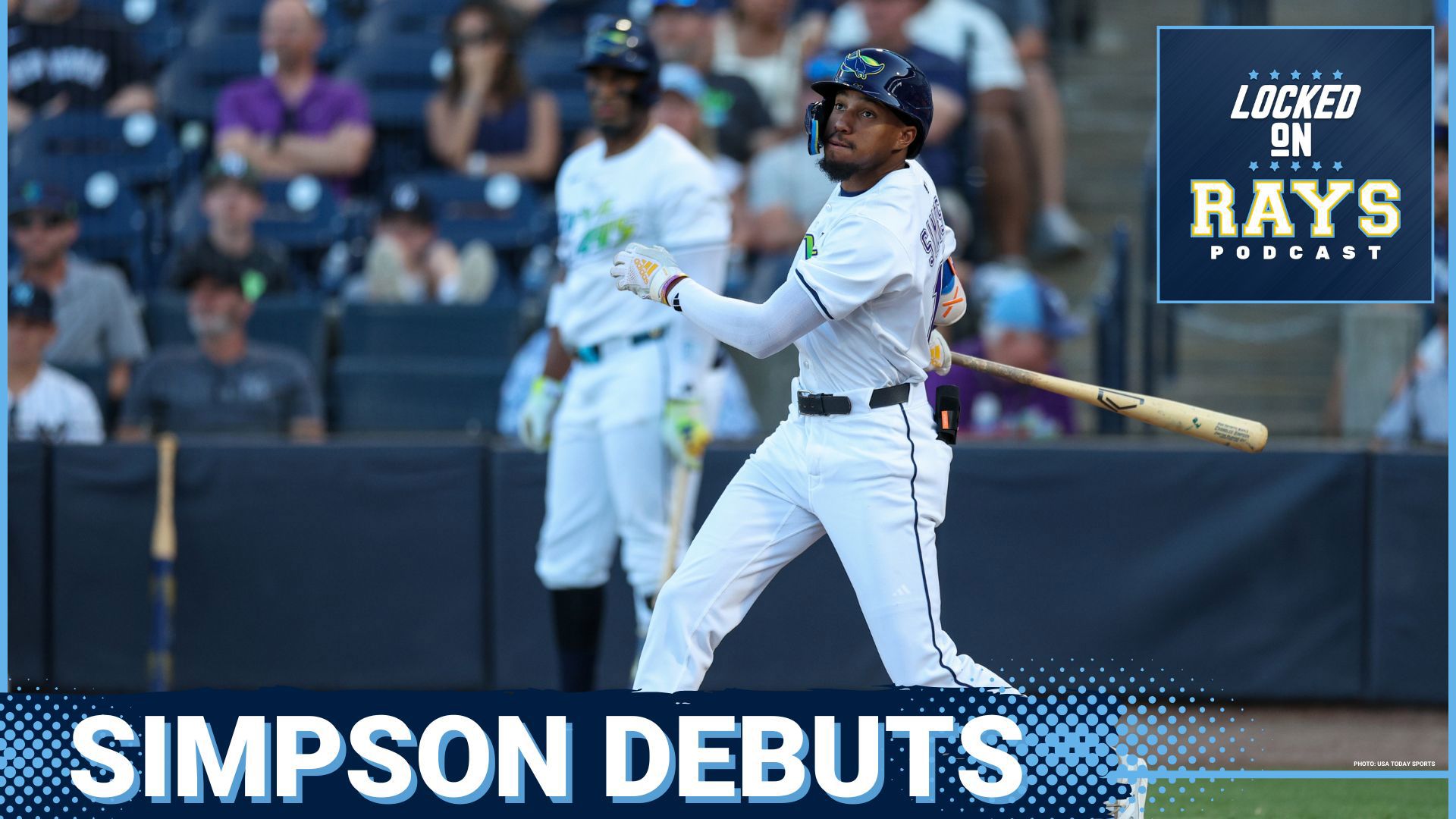 The Rays called up speedster Chandler Simpson for his MLB debut after another injury setback sent Richie Palacios back to the IL.