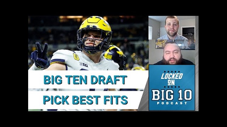 What Are the Best NFL Fits for the Big Ten's NFL Draft Prospects?