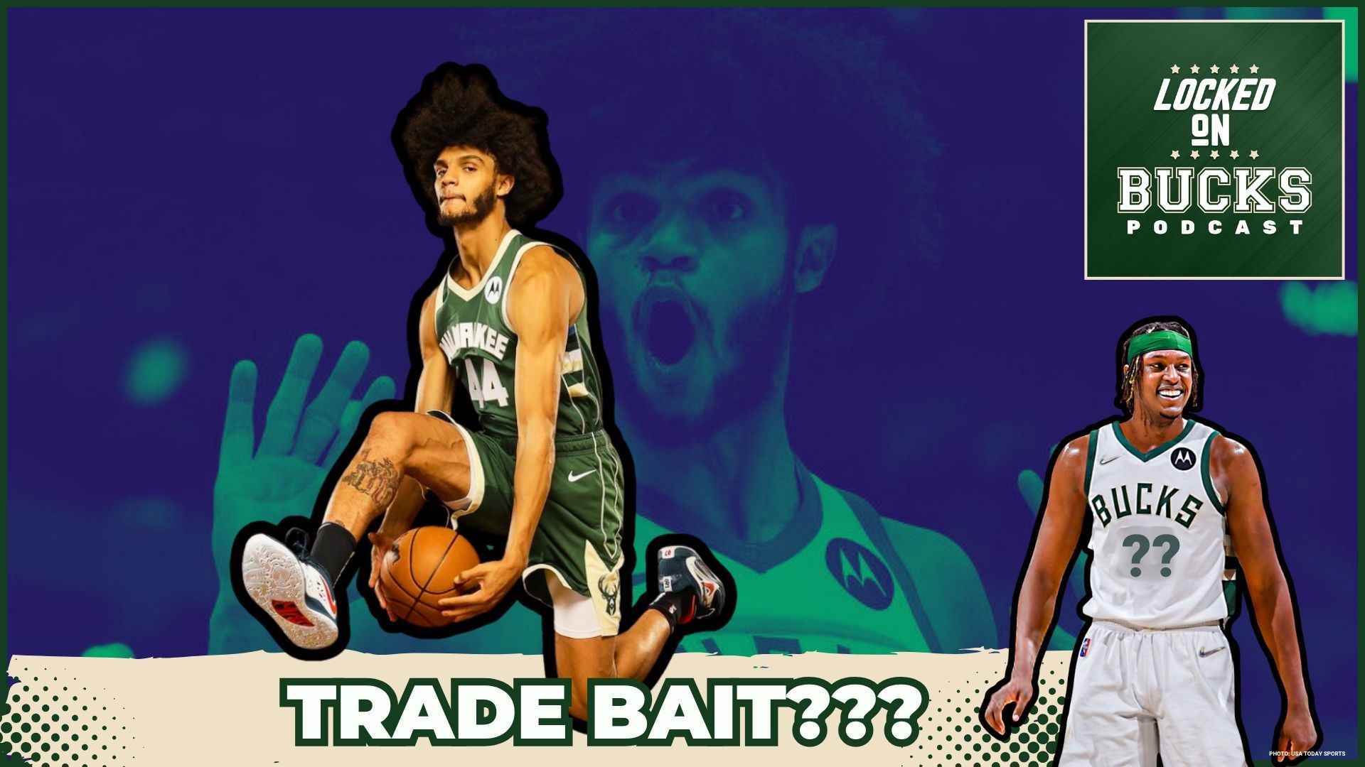 Las Vegas predicts Bucks to finish 5th in East with 43.5-45.5 wins. Hosts discuss roster moves, Andre Jackson Jr.'s future, and potential veteran guard additions.