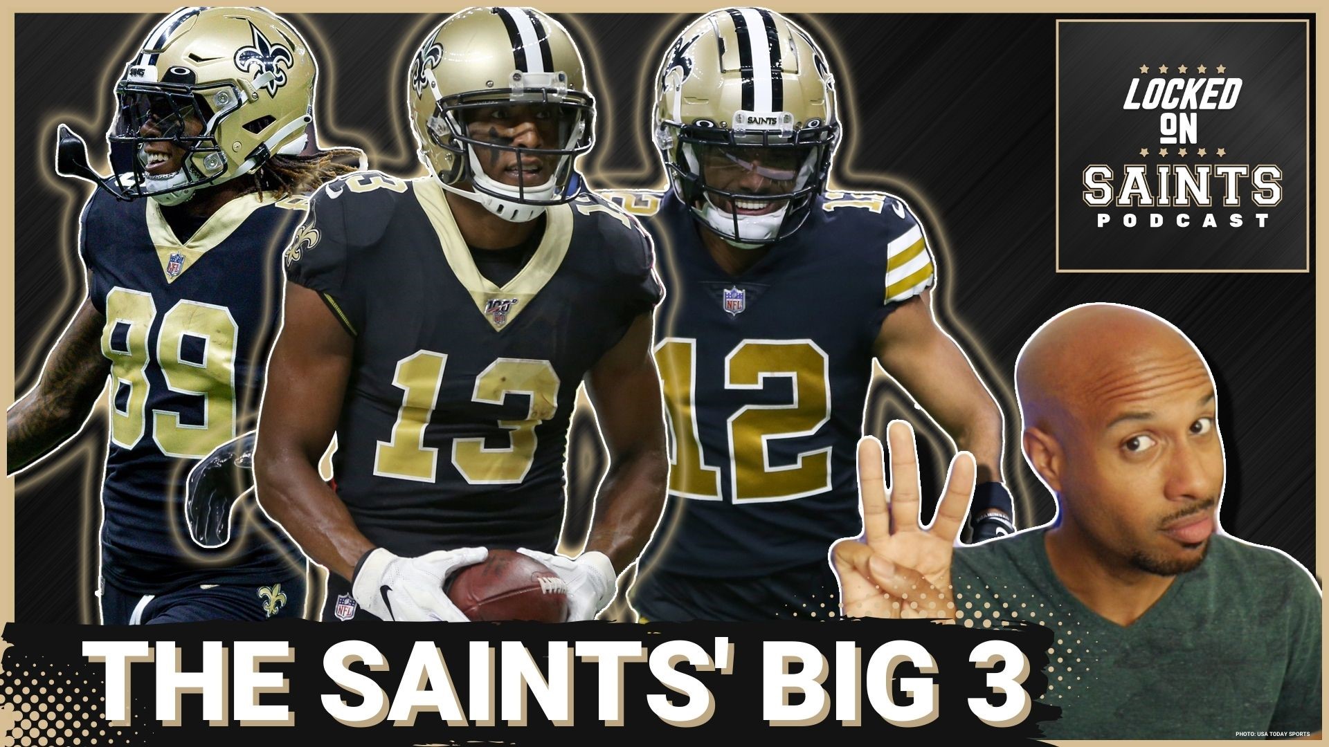 New Orleans Saints wide receiver Michael Thomas, Chris Olave and Rashid Shaheed are ready to be Derek Carr's big 3 in 2023.