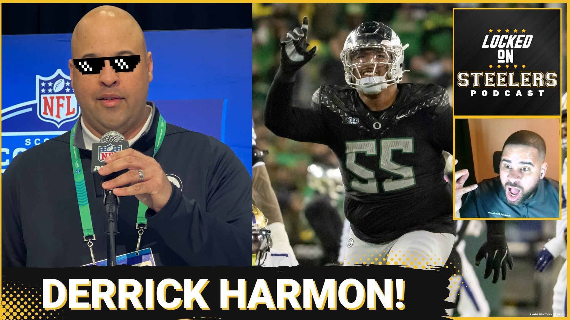 The Pittsburgh Steelers selected Oregon DT Derrick Harmon in the first round of the 2025 NFL Draft. Christopher Carter breaks down the upside of Harmon's skills.