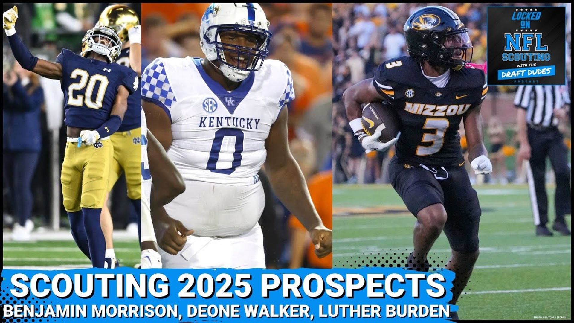 Should Benjamin Morrison be in the CB1 conversation? How much more is there to unlock with Luther Burden III? Does Deone Walker have first-round upsie?