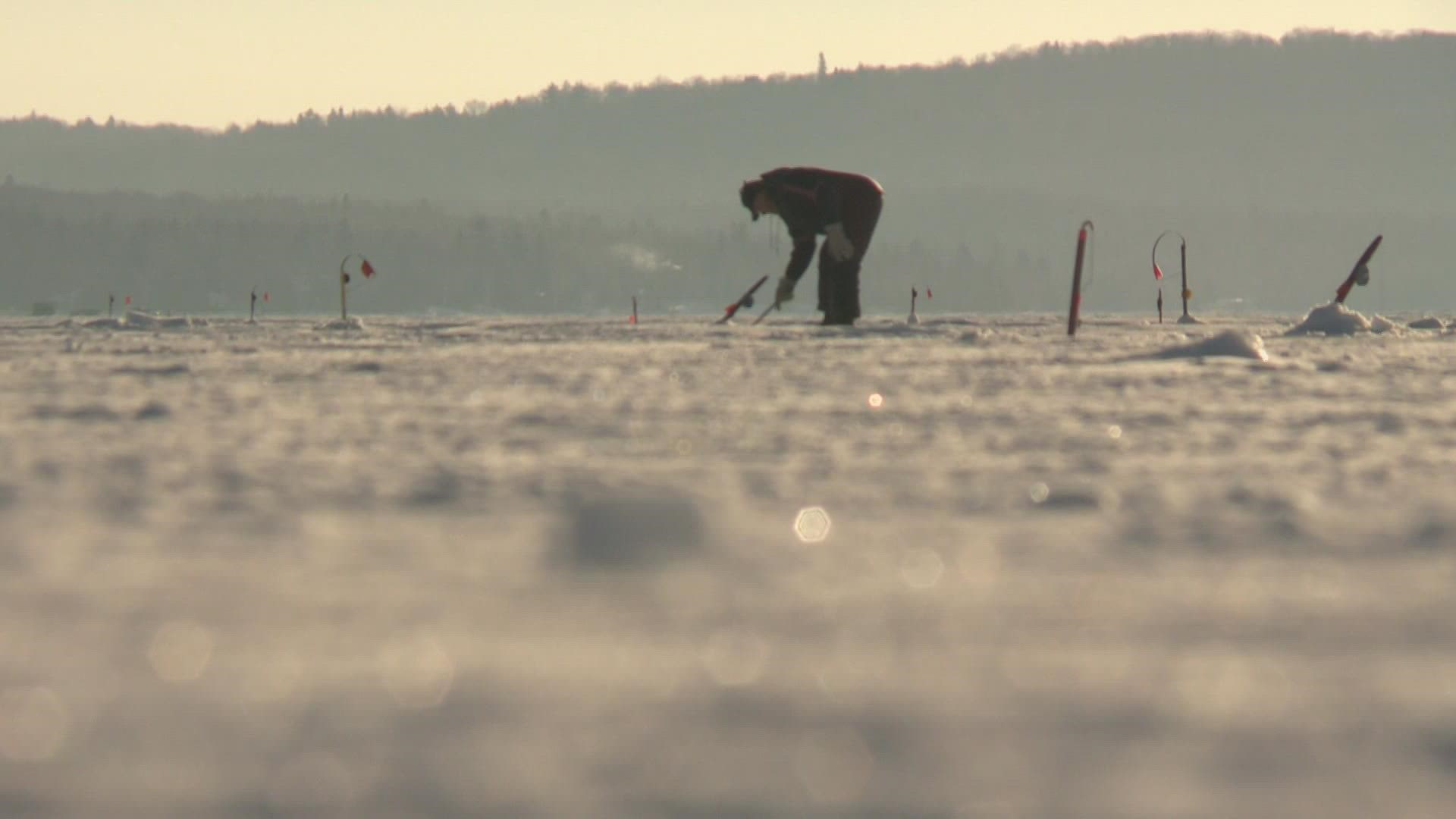 Lake ice seasons are falling victim to climate change. A shorter lake ice season has economic and social impacts across Maine's community.