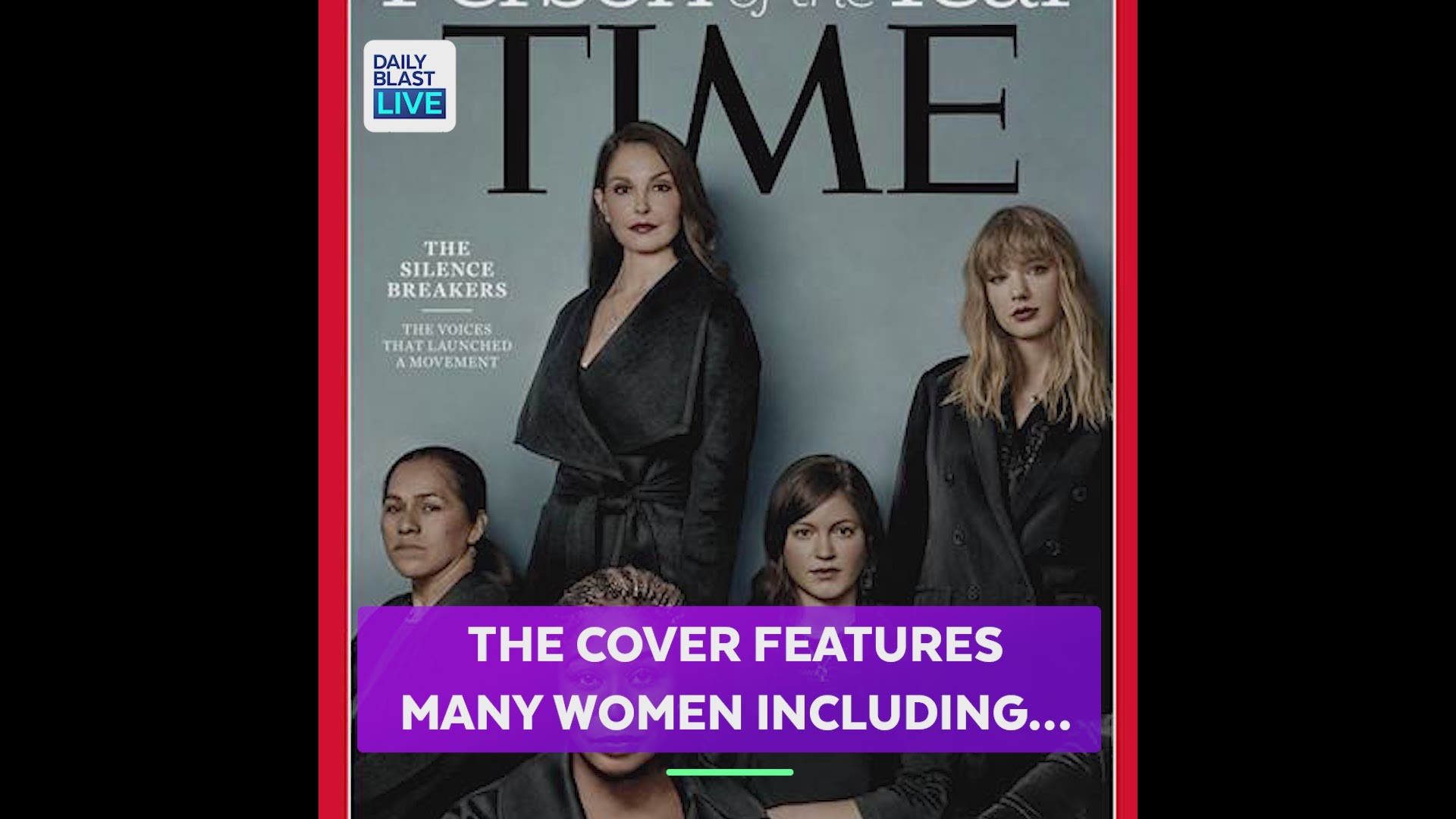 Time Magazine named the "The Silence Breakers" as the 2017 Person of the Year.