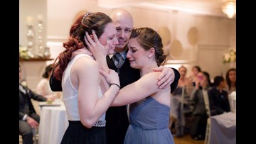 Bride Gives Up Father Daughter Dance To Bridesmaid And Dad With