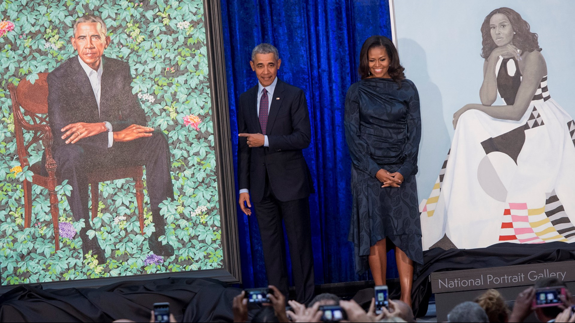 National Portrait Gallery unveils Obama portraits | wusa9.com