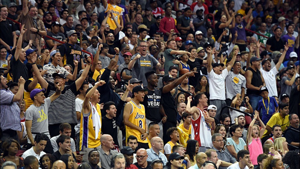 As LeBron James news spreads, Lakers fans start celebrating outside Staples Center | wusa9.com