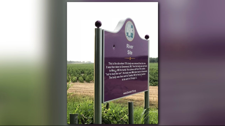 Just 35 Days After Being Replaced Emmett Till Memorial Sign Hit With