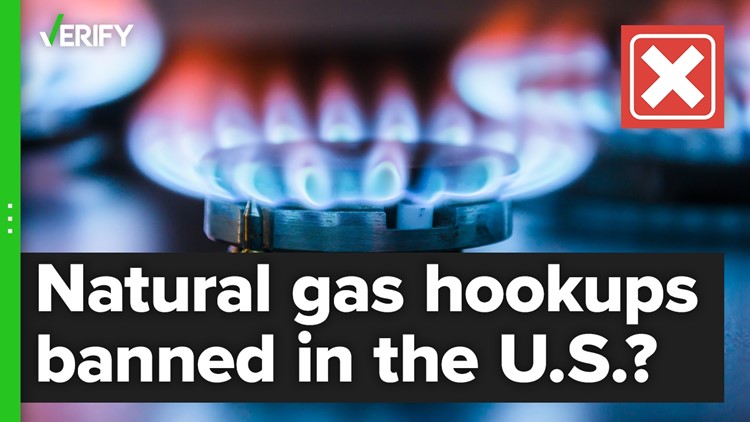 Is there a national ban on new natural gas hookups in the U.S.?