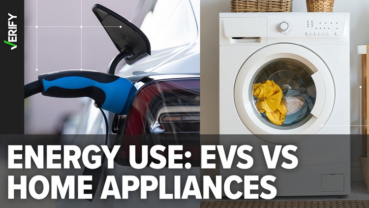 Some electric vehicles use as much energy as home appliances