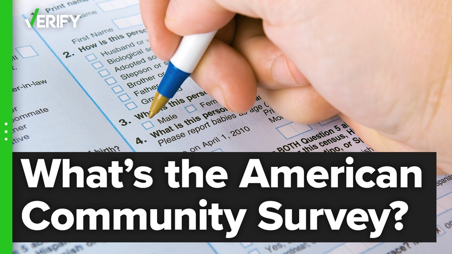 The American Community Survey is the nation’s largest household survey. Every year, the U.S. Census Bureau contacts over 3.5 million households to participate.