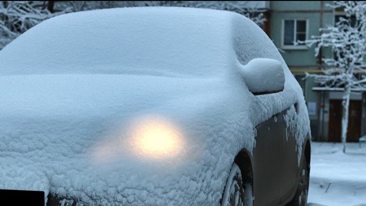 验证你不该做什么当把雪从你的车