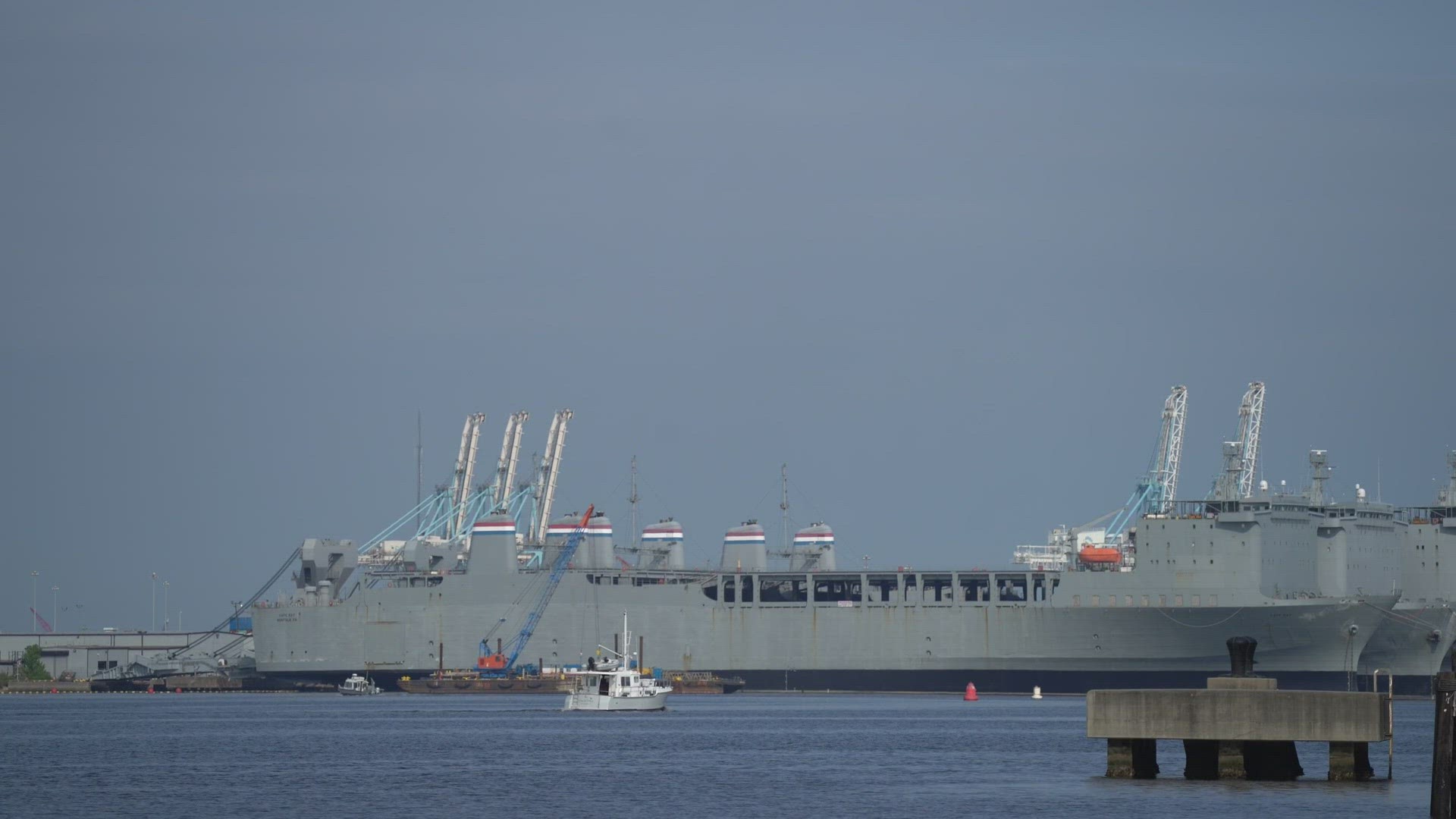 Dozens of military installations, like Norfolk Naval Station, sit on the U.S. coastline. Many are being impacted by rising sea levels.