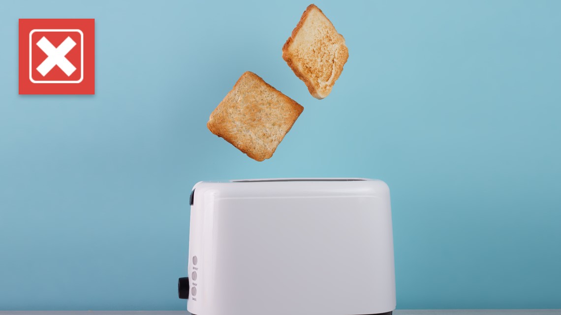 No, the dial on a toaster does not indicate minutes, like viral video