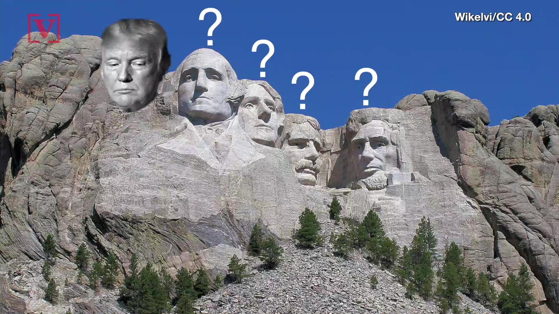 South Dakota Representative Kristi Noem claims President Trump's ultimate 'dream' is to have his face on Mount Rushmore. Nathan Rousseau Smith has the story.