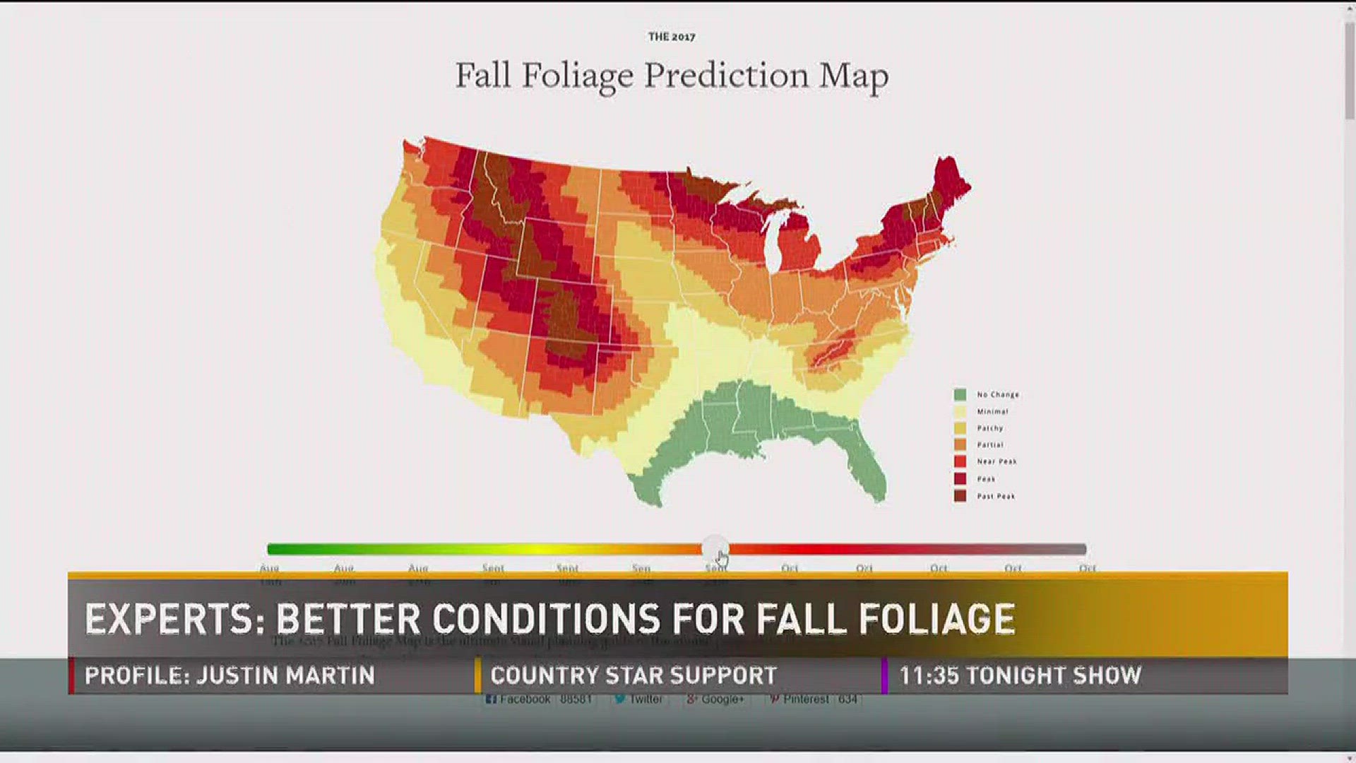 Fall colors forecast Vibrant foliage to peak early this year
