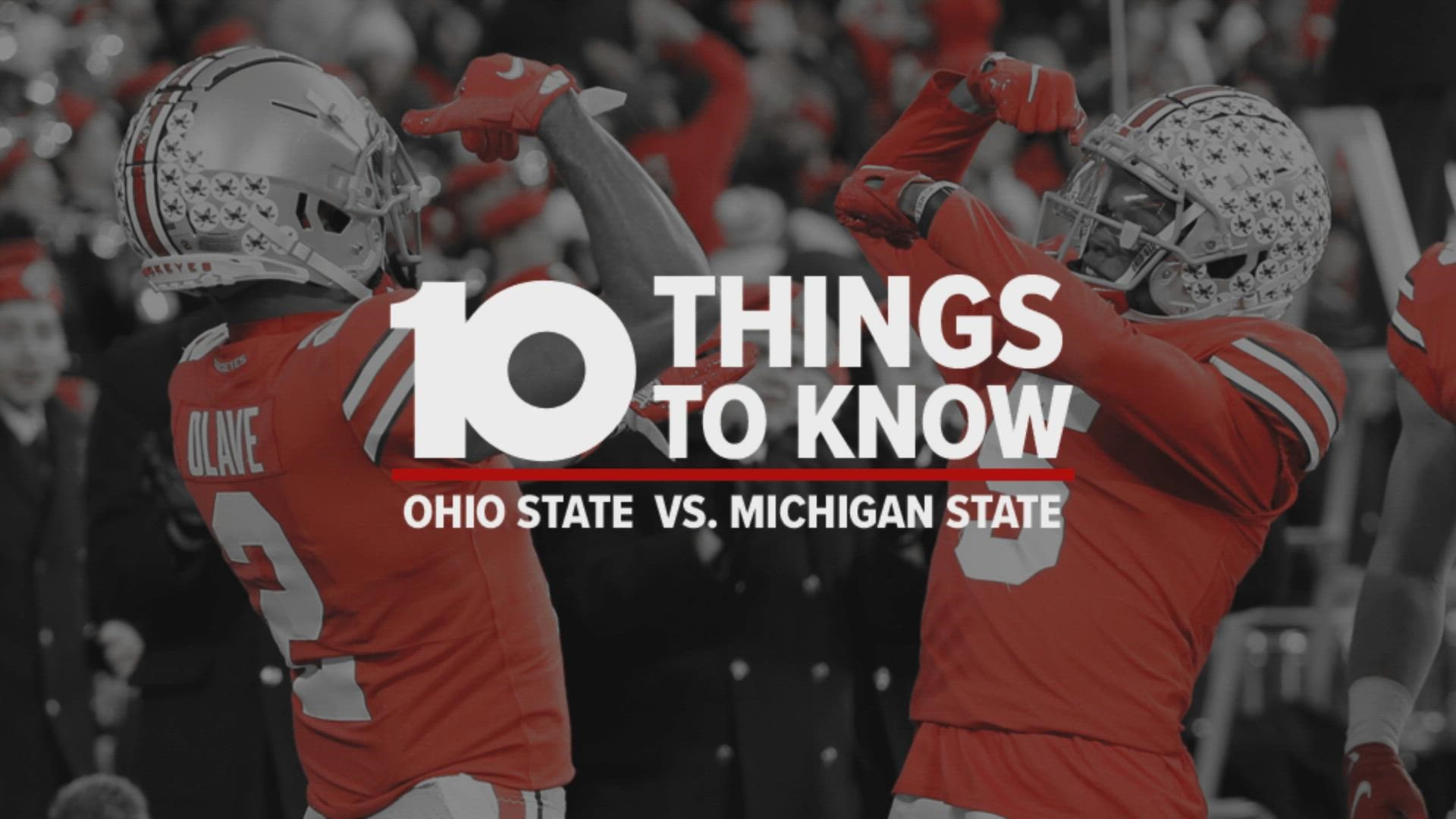 The Buckeyes host the Spartans for the team's final home game of 2021.
