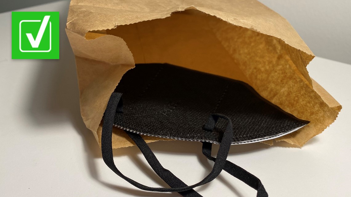Can you sanitize KN95 and N95 masks by using brown paper bags?