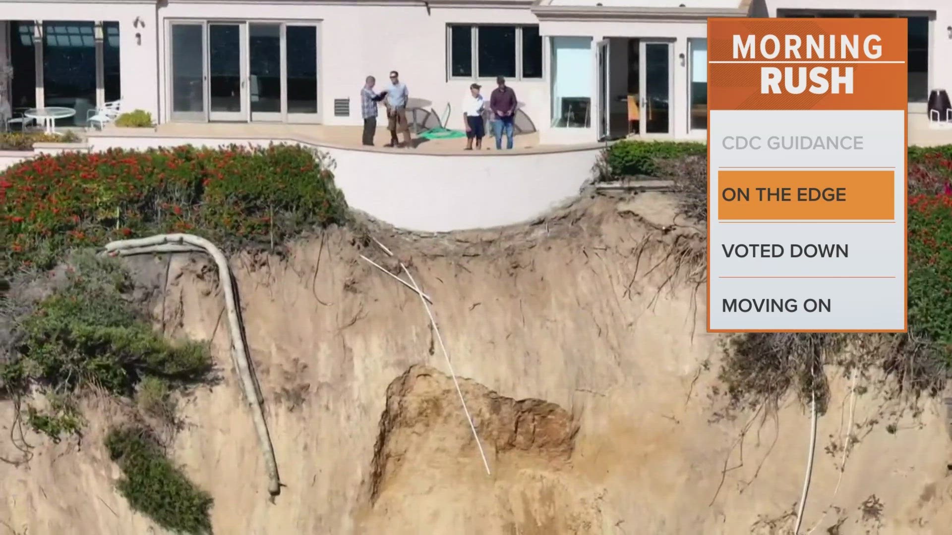 Landslide leaves California home on the edge of a cliff | wusa9.com