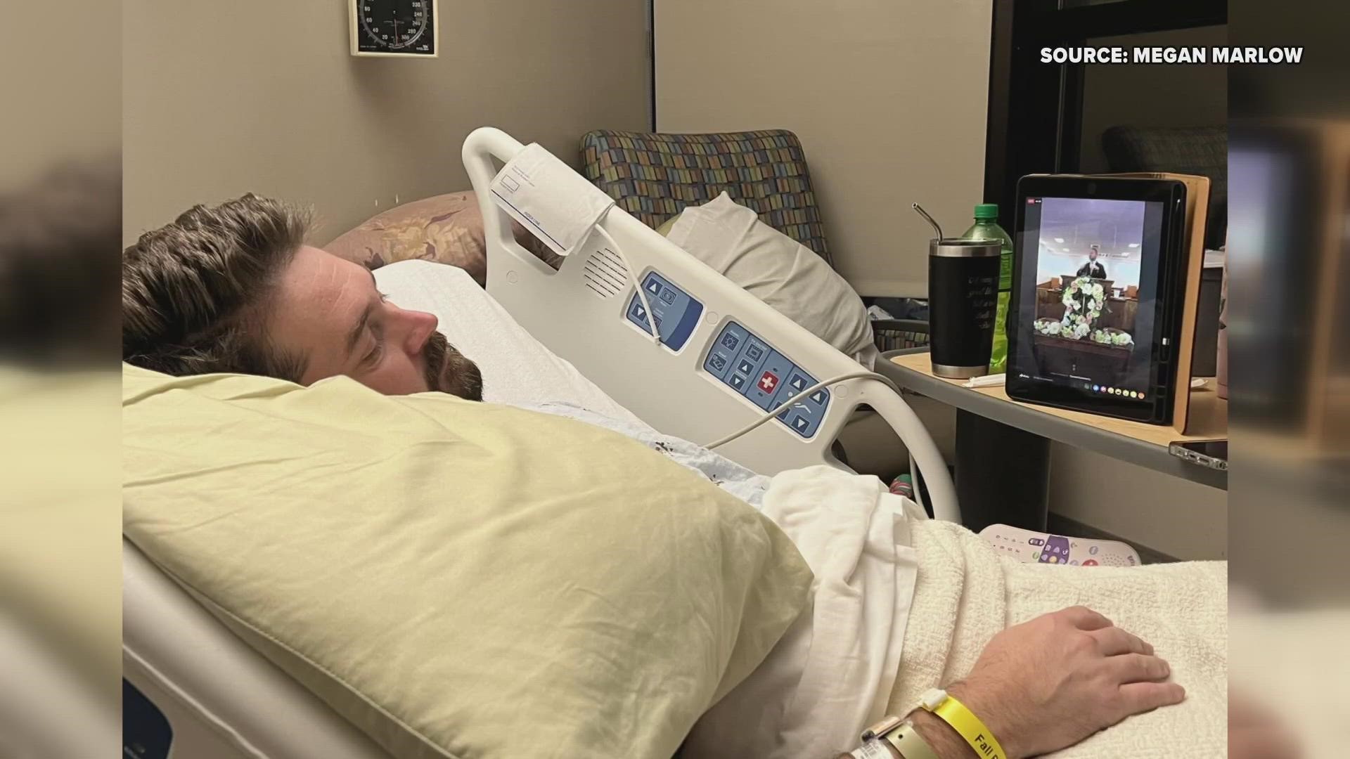 A Wilkes County man is back home after doctors pronounced him brain-dead. Ryan Marlow's wife Megan noticed something was off and ordered more testing.