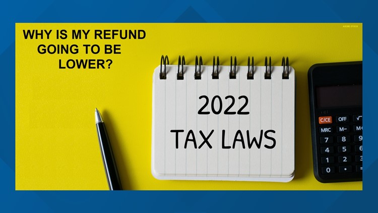 New tax laws mean your refund is probably going to be lower in 2023