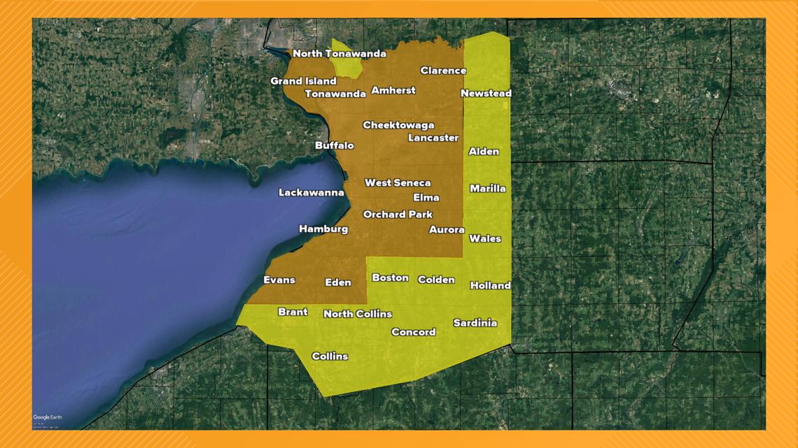 Cuomo: Buffalo area going from Yellow to Orange Zone; part of Niagara County to Yellow Zone - Vimarsana News