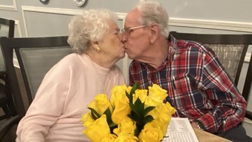 Louisville man celebrates 66 years of marriage with his wife