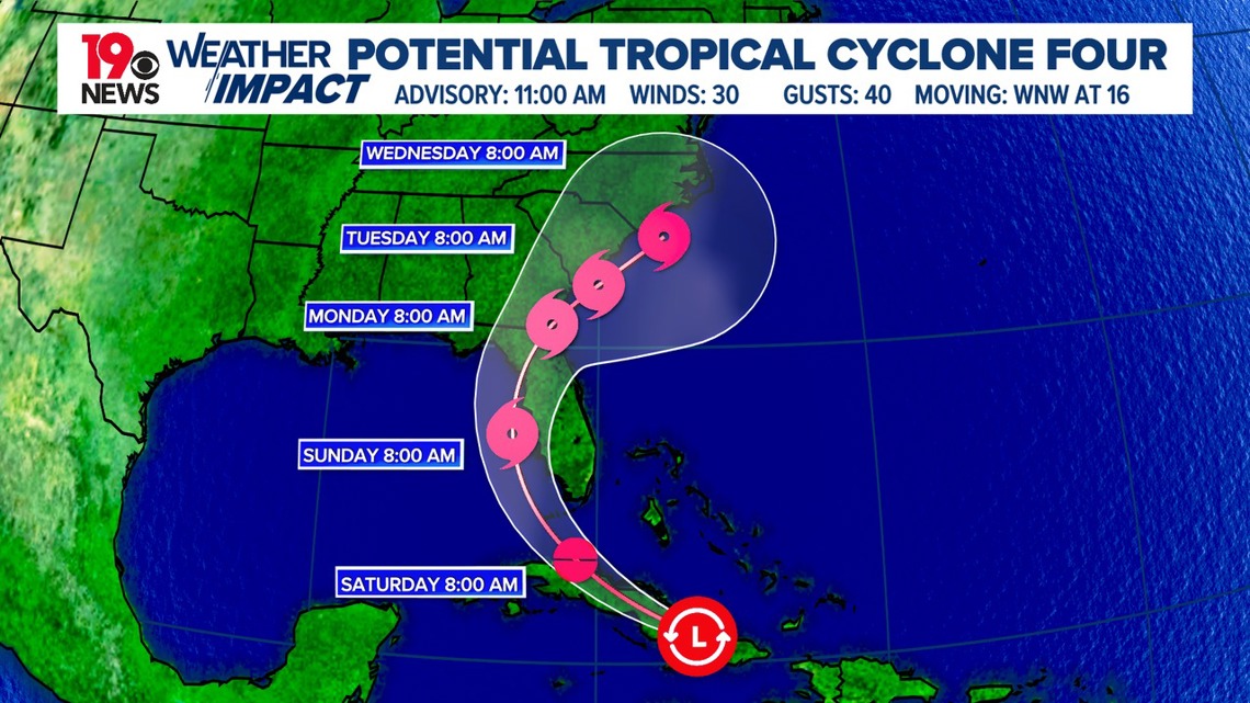 Tracking the tropics: Storm expected to impact the Southeast | wusa9.com