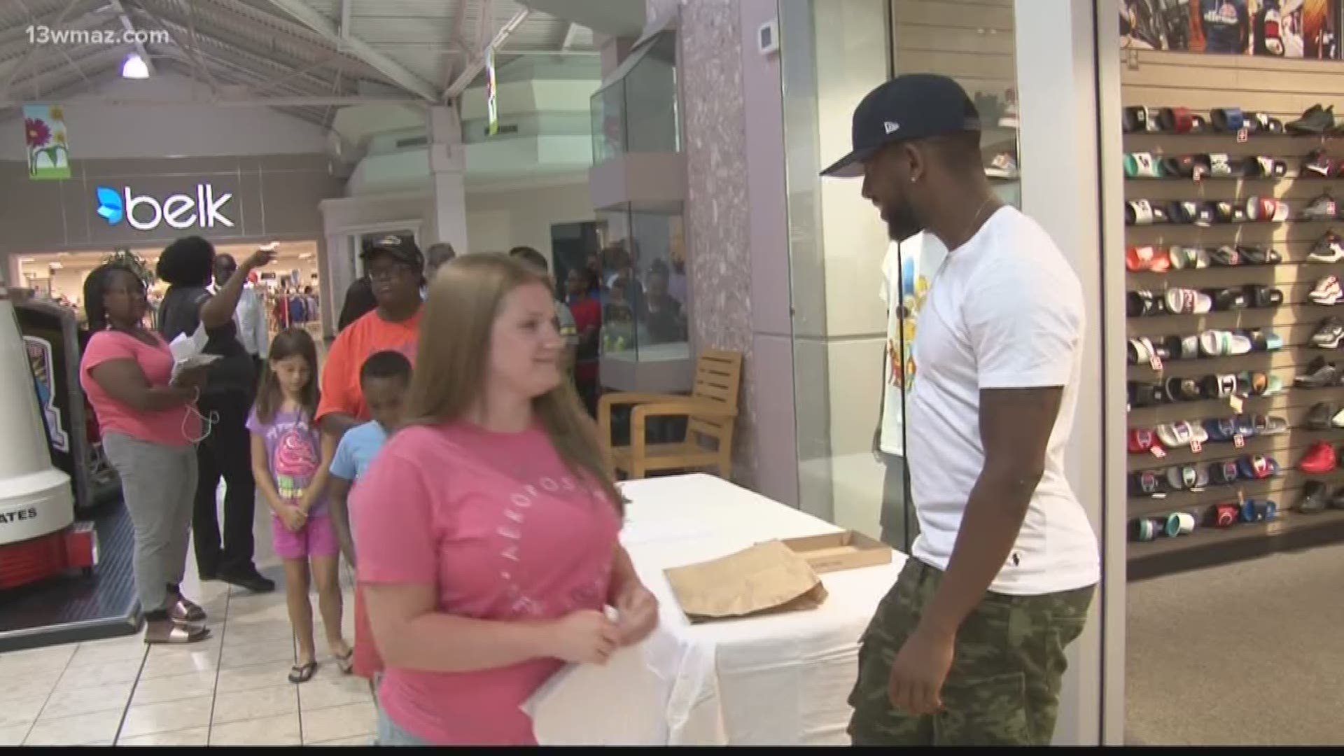 Homegrown NFL talent Casey Hayward is back in Central Georgia helping a select group of students with good grades walk in style for the upcoming school year.