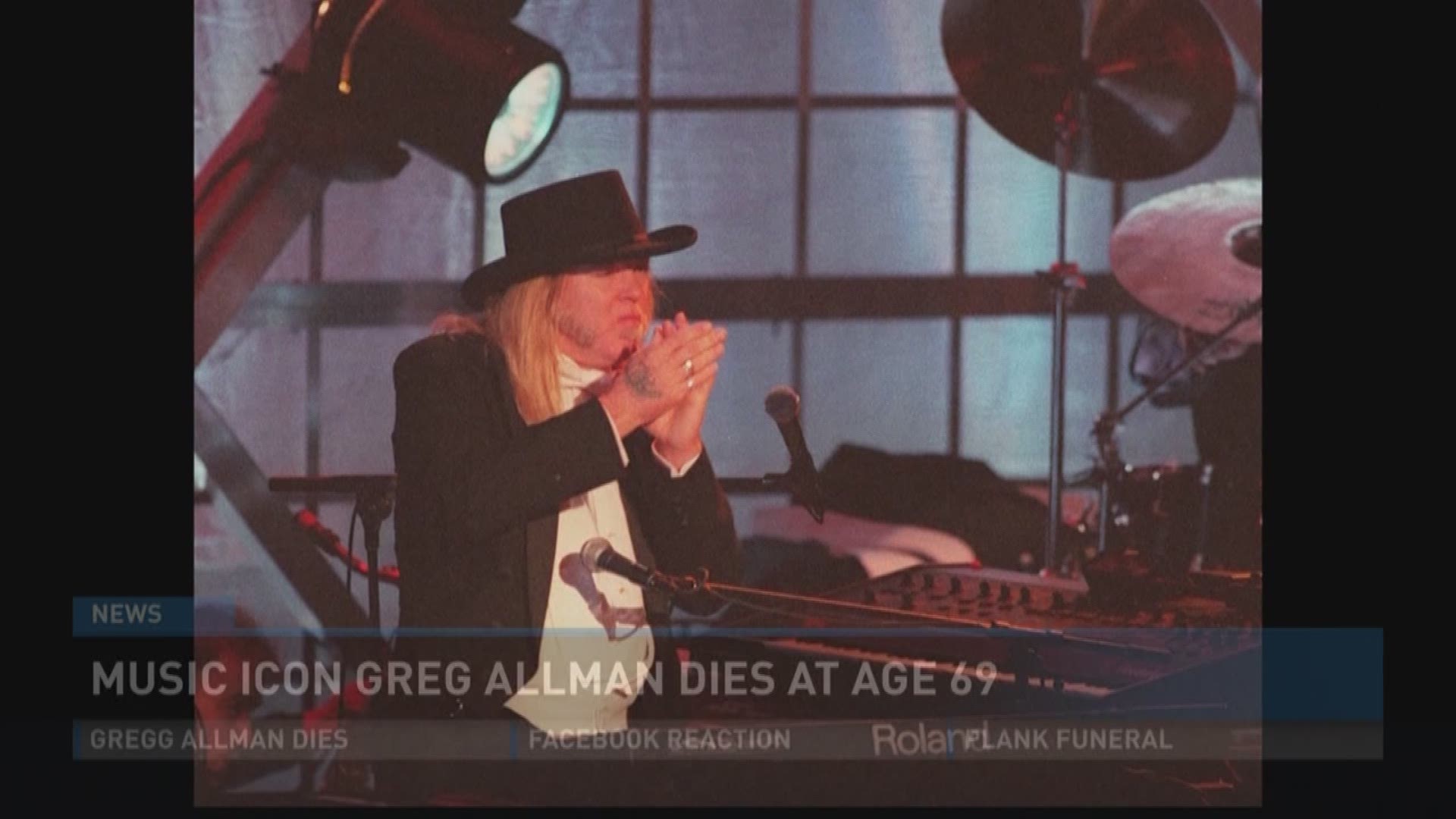 Music legend Gregg Allman dies at 69