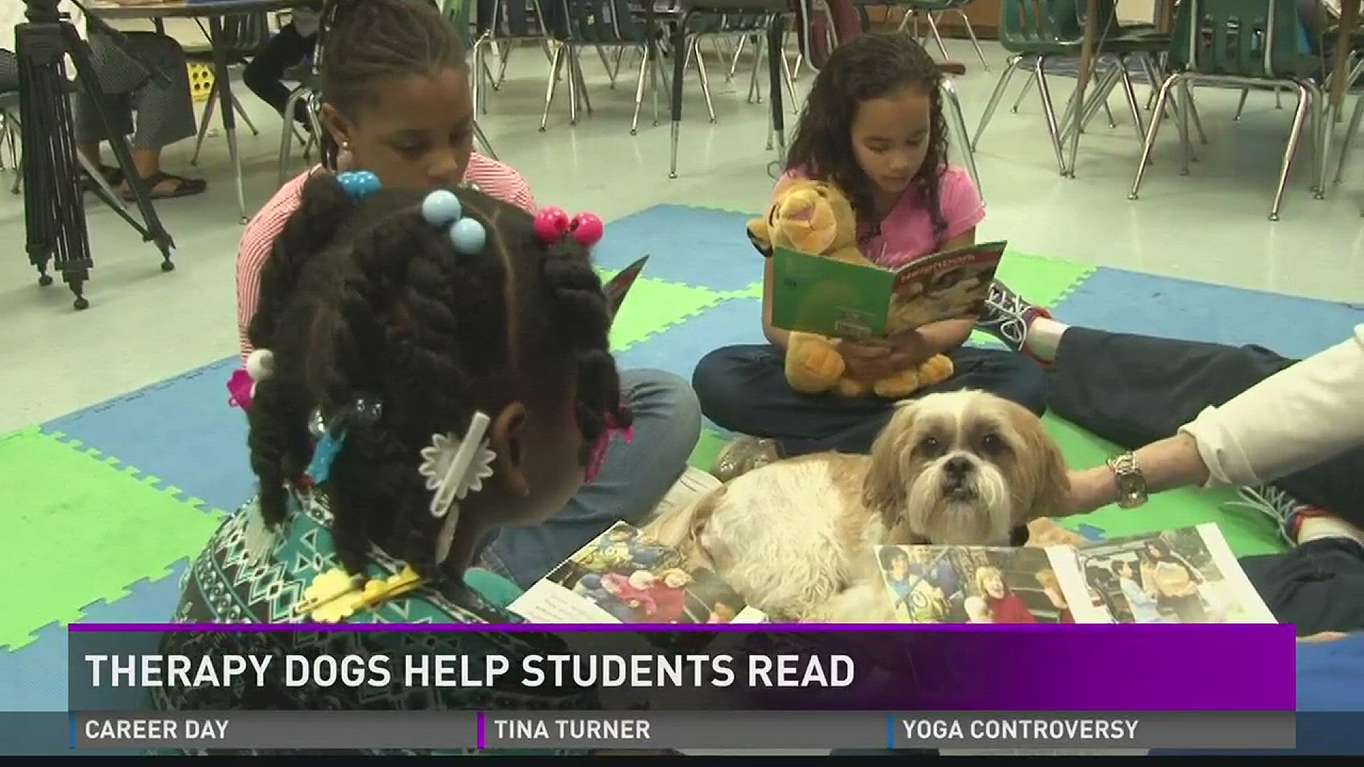 Therapy dogs help students read | wusa9.com