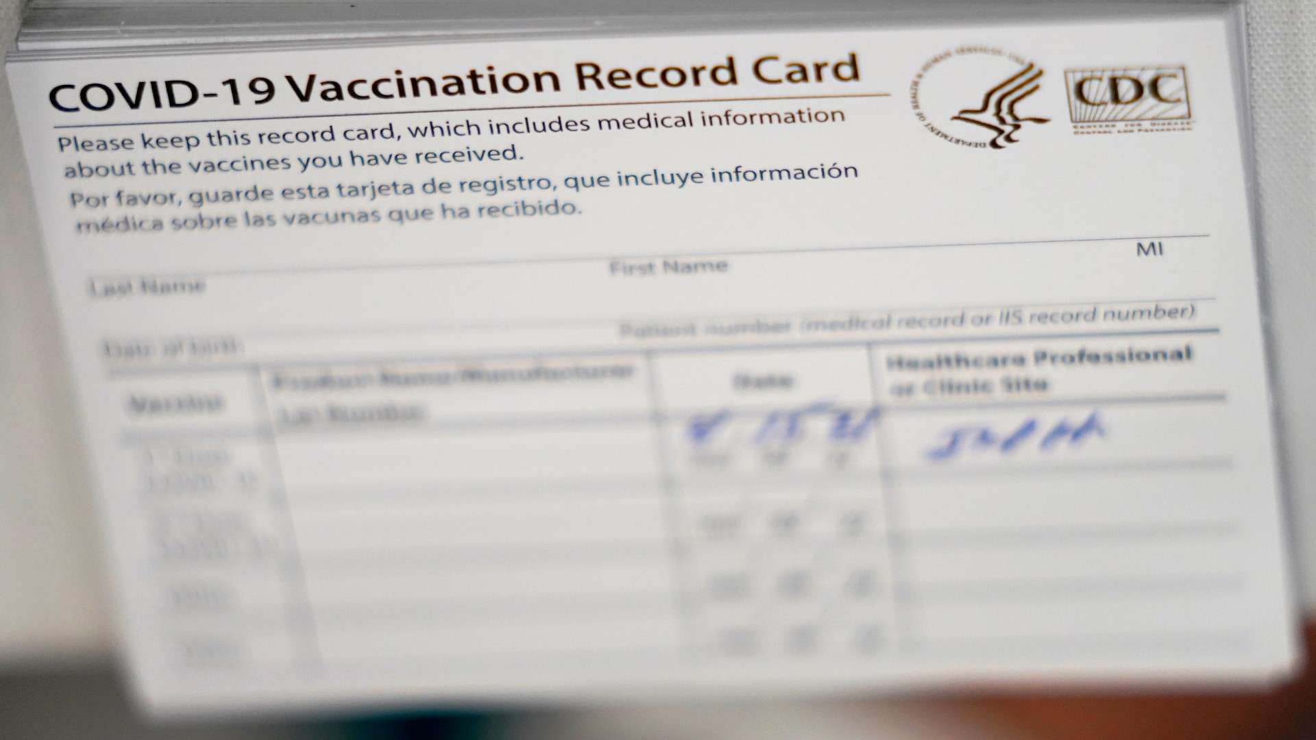 understanding your covid 19 vaccine card wusa9com