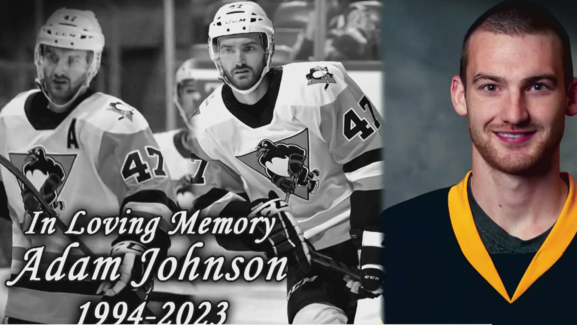 Police in England have arrested a man on suspicion of manslaughter in the death of American ice hockey player Adam Johnson whose neck was cut by a skate.