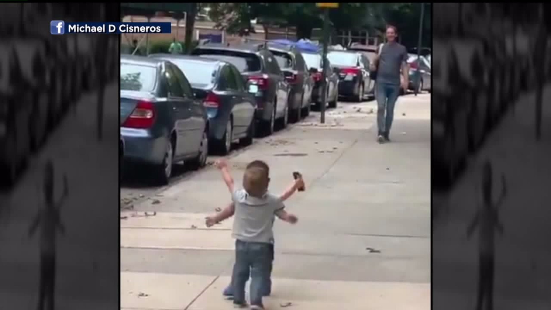 Toddlers hug in viral video