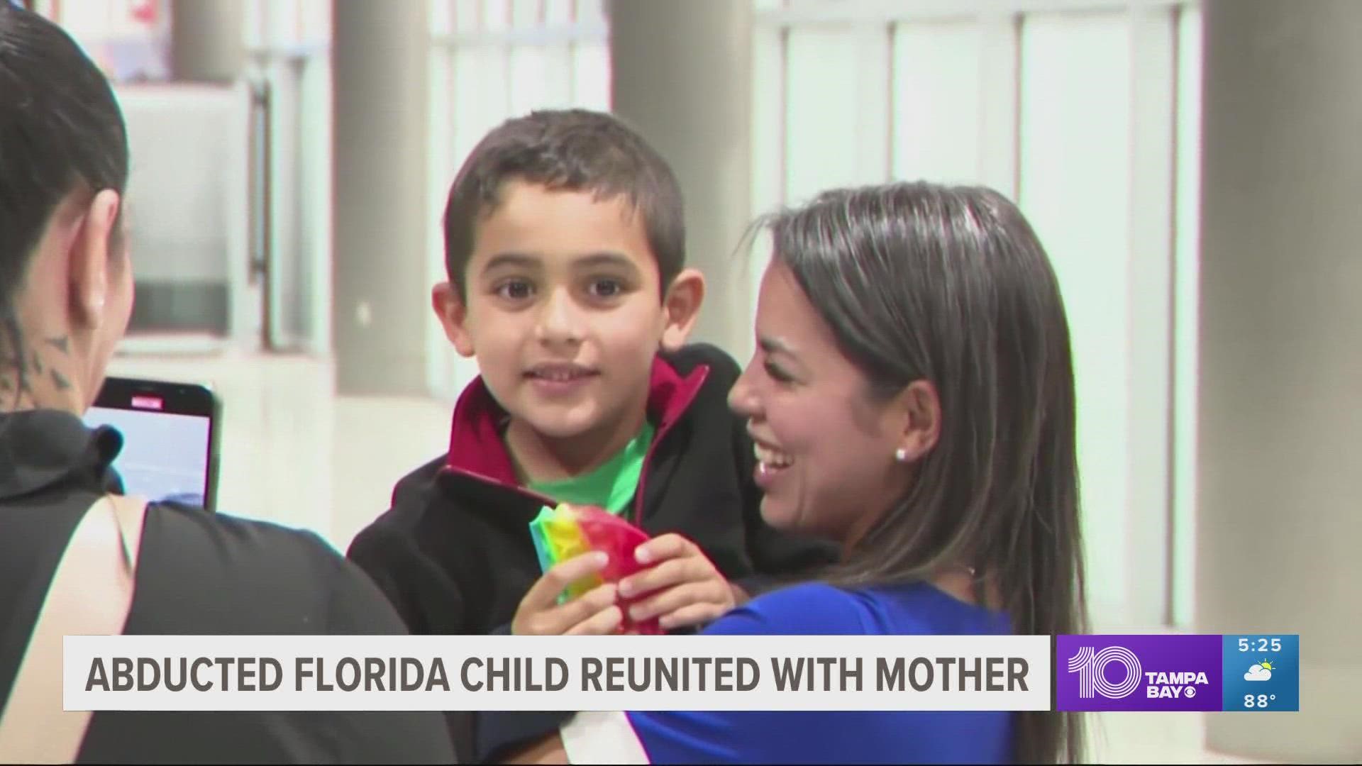 The 6-year-old was reportedly abducted two months ago by his father, Jorge Morales, and his grandmother Lilliam Pena Morales.