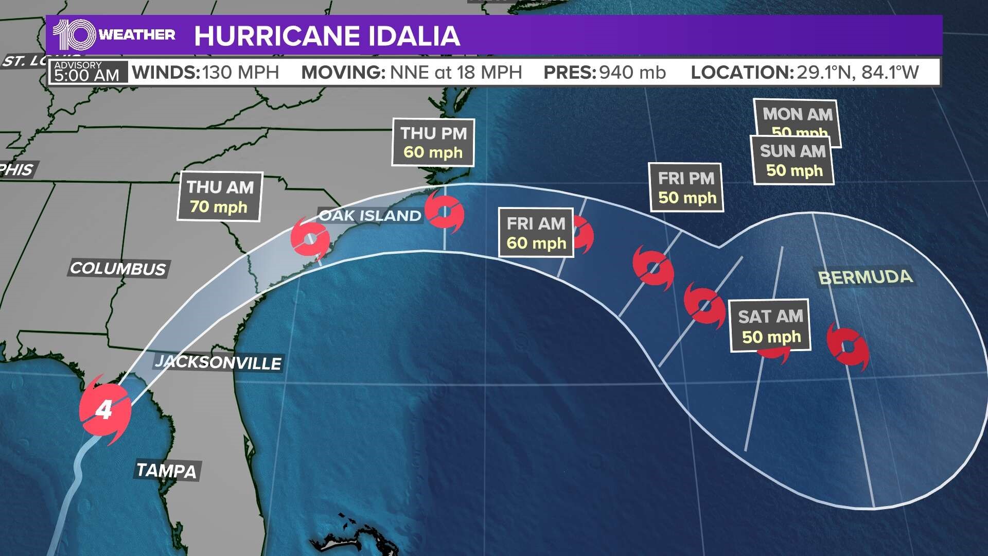 Track Hurricane Idalia and its latest forecast cone, spaghetti models, alerts and more.