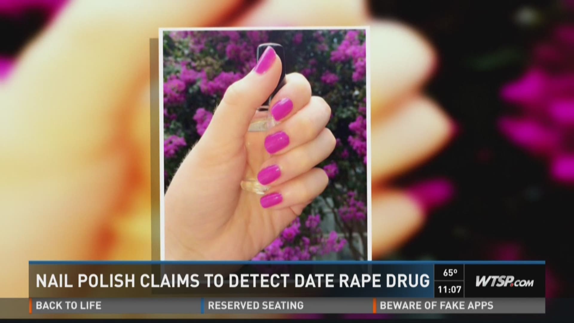 New nail polish holds promise in date rape prevention 