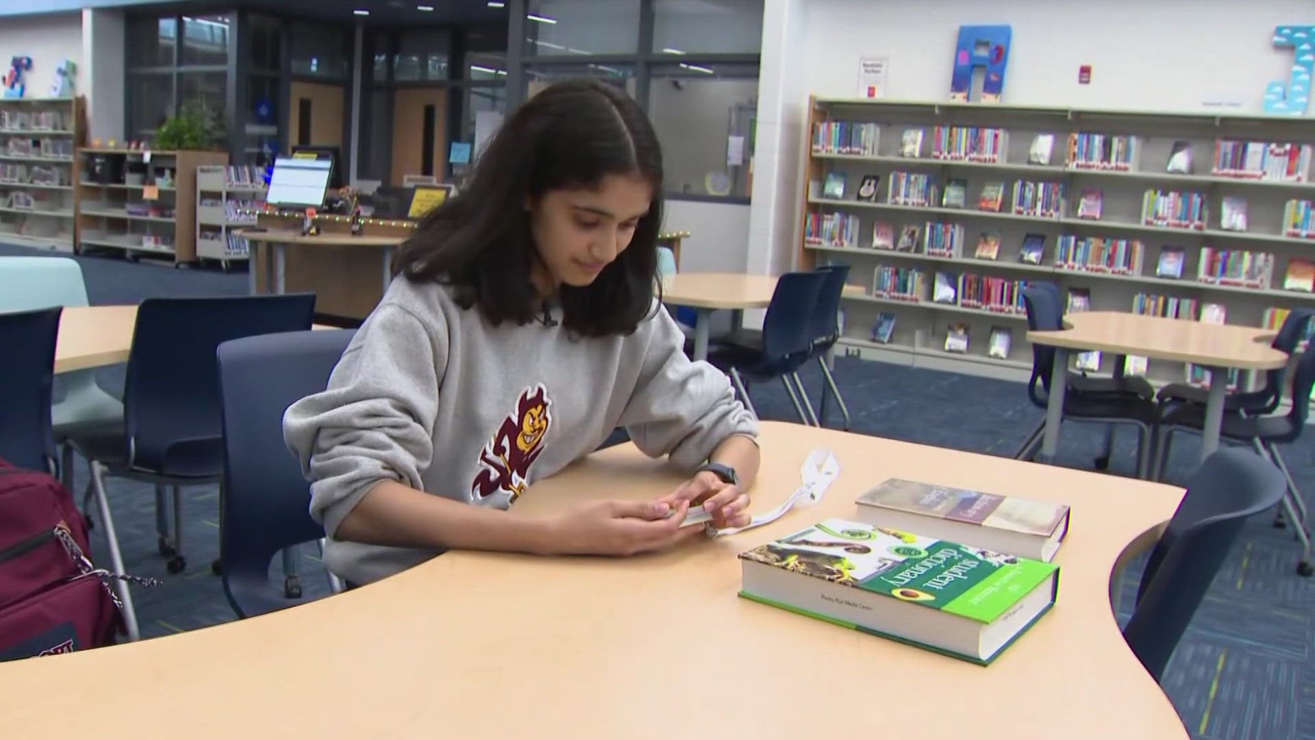 "Spelling can teach so much, more than just the word," Chantilly 8th grader Nikita Ramakrishnan said. 