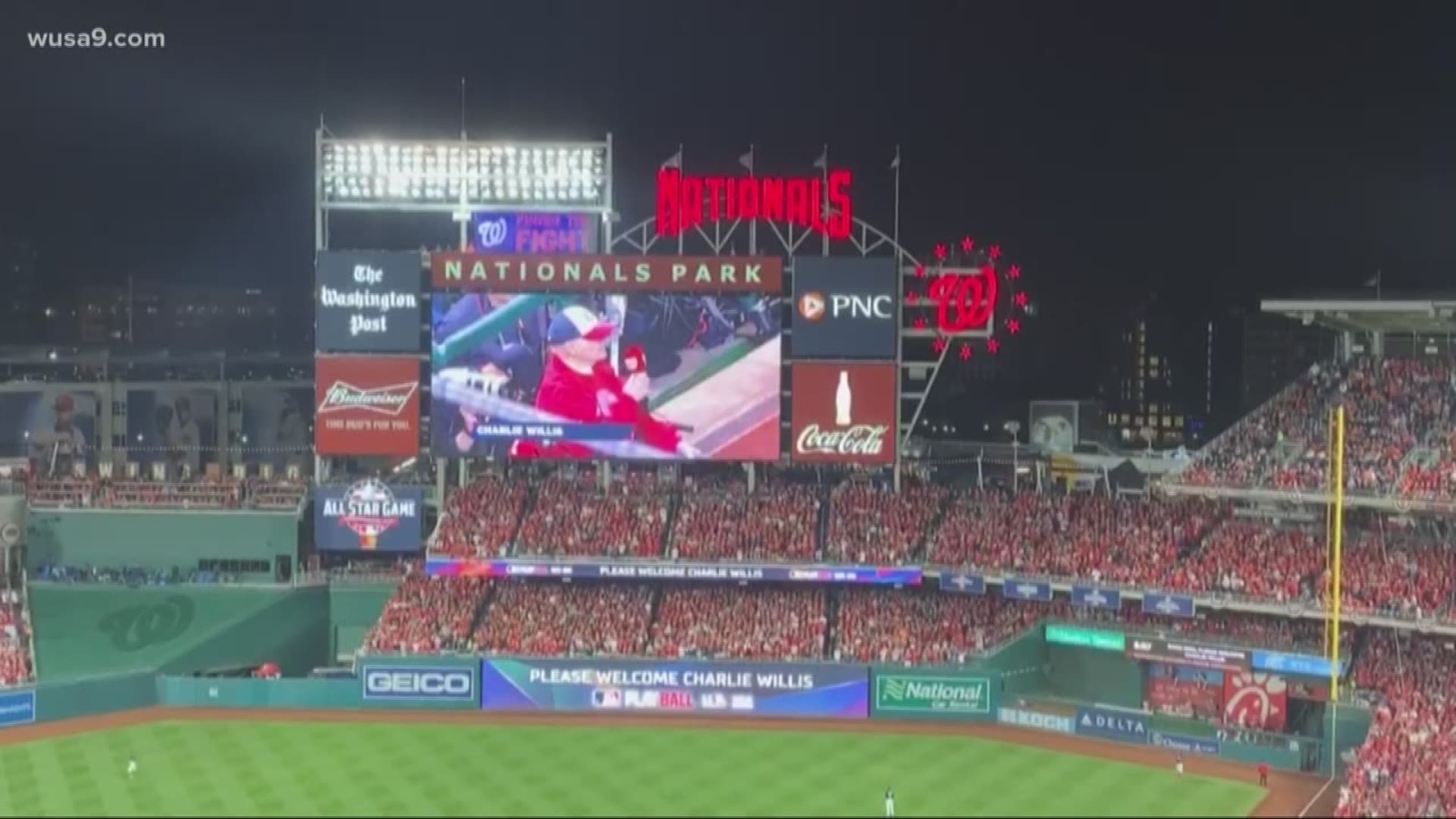 Nats fan, 95, wants to throw first pitch at World Series game